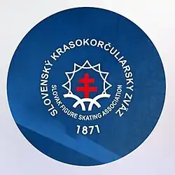 Logo of the Slovak Figure Skating Association