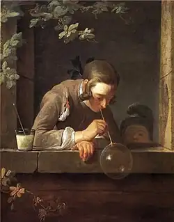 Soap Bubbles (ca.1733-1734), oil on canvas, 93 x 74.6 cm., National Gallery of Art