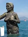 Sea Butterfly statue at Samed Island (1)