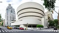 Facade of the Solomon R. Guggenheim Museum