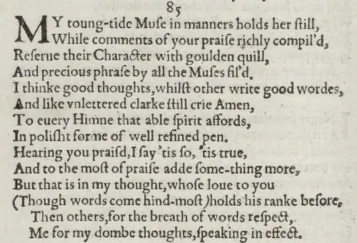 Detail of old-spelling text