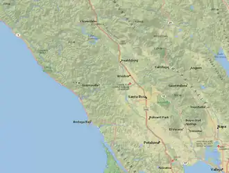 Riccas Corner is located in Sonoma County