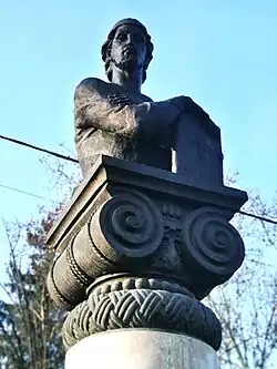 Rustaveli bust in Budapest