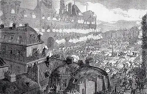 Uprising of 22 January 1871 at the Hôtel de Ville