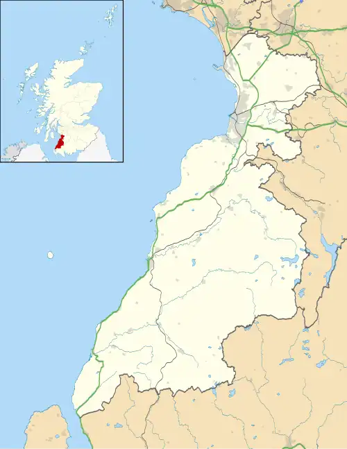 Colmonell is located in South Ayrshire