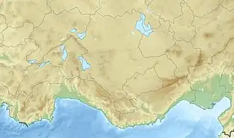 Felek al-Din Dündar is located in Turkey Southwest