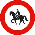R-117 No mounted animals