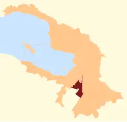 Pulkovsky meridian Municipal Okrug on the 2006 map of St. Petersburg