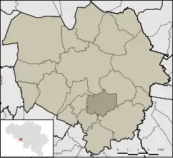 Location of Spiennes in Mons