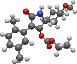 Chemical structure of spirotetramat 3D