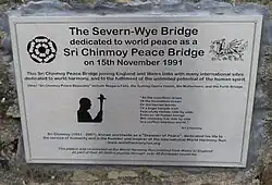 The bridge was dedicated to peace as part of the Sri Chinmoy Peace-Blossoms programme in 1991[75]