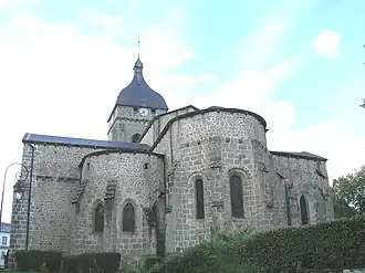 The church in Saint-Gervais-d'Auvergne