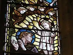 Whall's window in St Seiriol. Shown courtesy Peter Jones