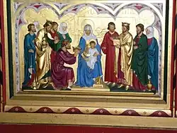 The central panel of the Altar Table at St Stephen’s, Bournemouth.