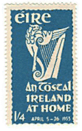 Tóstal commemorative 1/4 stamp from 1953