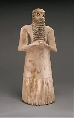 Standing male worshiper, Mesopotamian, 2750–2600 BCE(?)