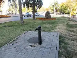 Street standpipe in Russia