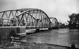Macintyre River in flood at Goondiwindi, 1921