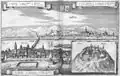 Merian print showing the Danube and Mautern, Stein