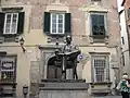 Puccini's statue on Piazza Cittadella by Vito Tongiani