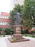 Monument to Vladimir the Great in Gdańsk, Poland. Celebrated on 23 May 2015, on the occasion of the millennium since the death of the baptist of Kievan Rus'. Built with the help of the Ukrainian community of Gdańsk and the Ukrainian diaspora of the world.