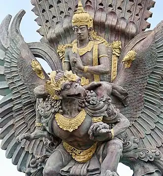 Image 74The Garuda Wisnu Kencana statue depicts Garuda, the national symbol of Indonesia, symbolizing unity and cultural heritage. (from Culture of Indonesia)