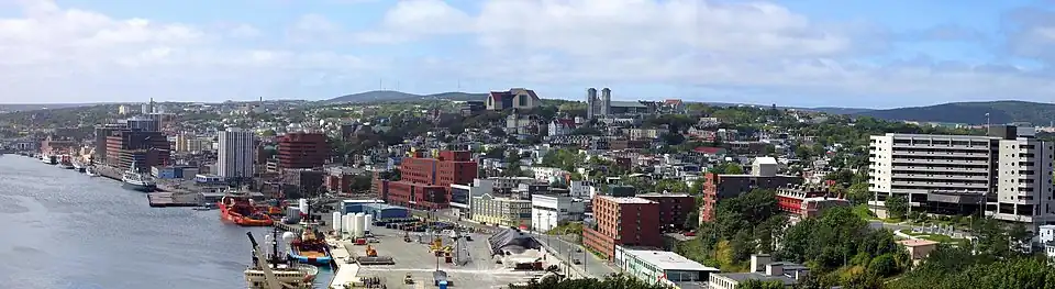 Skyline of St. John's, Newfoundland and Labrador