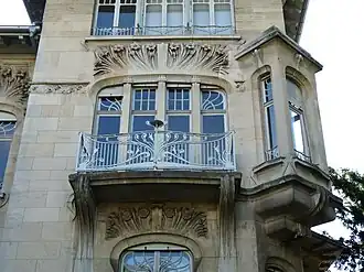 Detail of Villa Schutzenberger