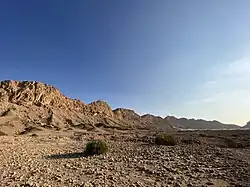 view of Jebel Faya in Al Faya