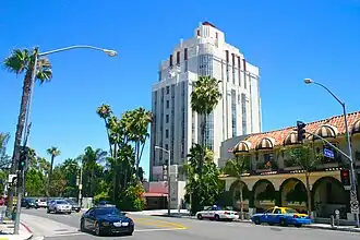 The Sunset Tower on Sunset Boulevard