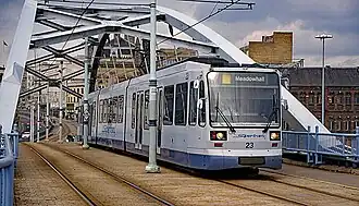 Modified livery with Supertram branding