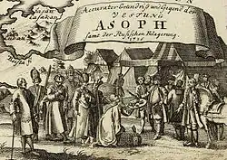 Capitulation of Azov (1740 engraving)
