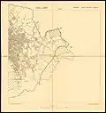 1931 Survey of Palestine map of the old city (East)