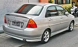 Suzuki Baleno sedan (rear; Indonesia)