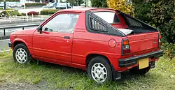 The Cervo-based Mighty Boy was an interesting offshoot, the one and only coupé utility in the 550 cc class