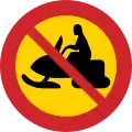 No snowmobiles