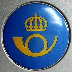 Post horn logo from Sweden
