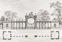 Screen, Syon House, London