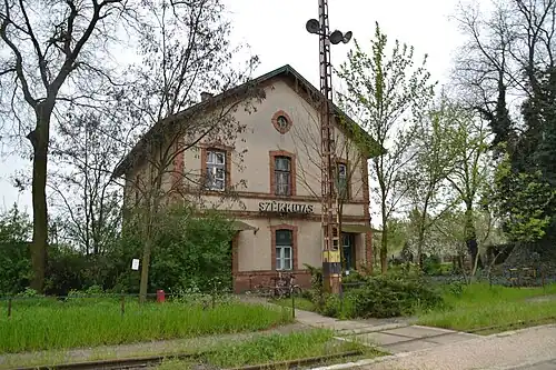Railway station in Székkutas