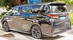 Rear view (Crown Vellfire)