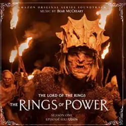 Album cover featuring a screenshot from the episode, depicting a group of Orcs holding flaming torches.