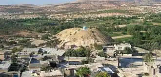 Historic tell in the village