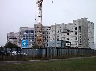 TvGU main building under construction