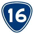 Provincial Highway 16 shield}}