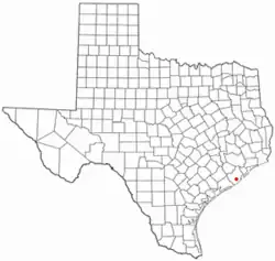 Location of Richwood, Texas