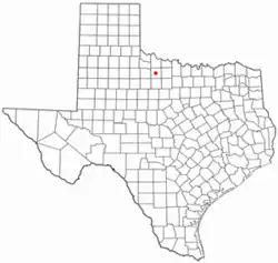 Location of Seymour, Texas