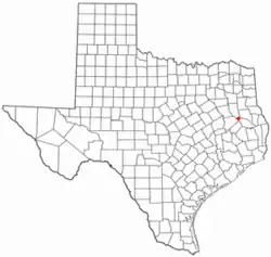 Location of Wells, Texas