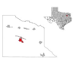 Location of Canton, Texas