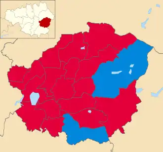 2018 results map