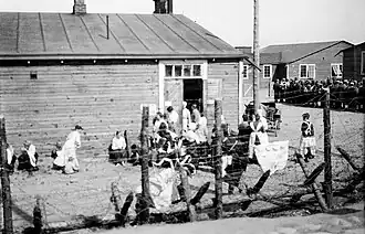 Women at the Kalevankangas concentration camp of Tampere in 1918, several months after the Finnish Civil War